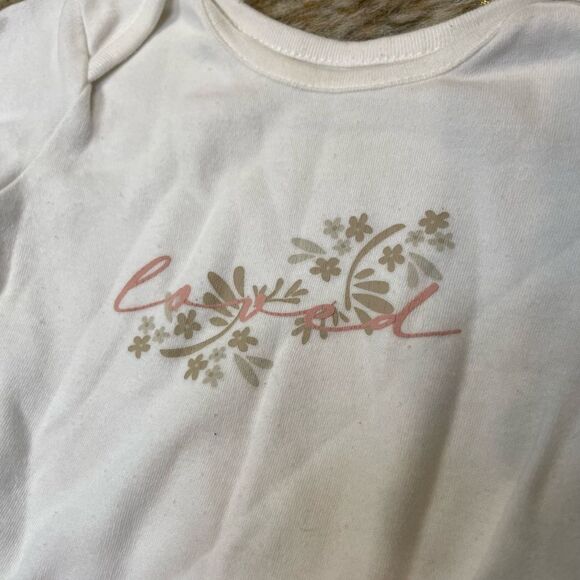 5 for $25🔥Homegrown Baby Set of 2 Snap Bottom Tops Baby Size 3-6 Months - Picture 3 of 8